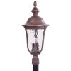 Ardmore 3-Light Vintage Rust Outdoor Post Lantern by the great outdoors by Minka Lavery -Serena D'italia shop vintage rust the great outdoors by minka lavery post lanterns 8996 61 64 1000