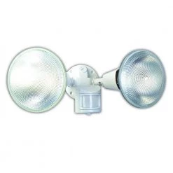 240-Watt 110-Degree White Motion Activated Outdoor Dusk to Dawn Security Flood Light with Twin Head by Southwire