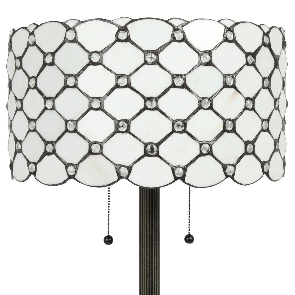 Tiffany Jeweled 60 in. Bronze Floor Lamp by Serena D'italia 4 Tiffany Jeweled 60 in. Bronze Floor Lamp by Serena D'italia - Image 2